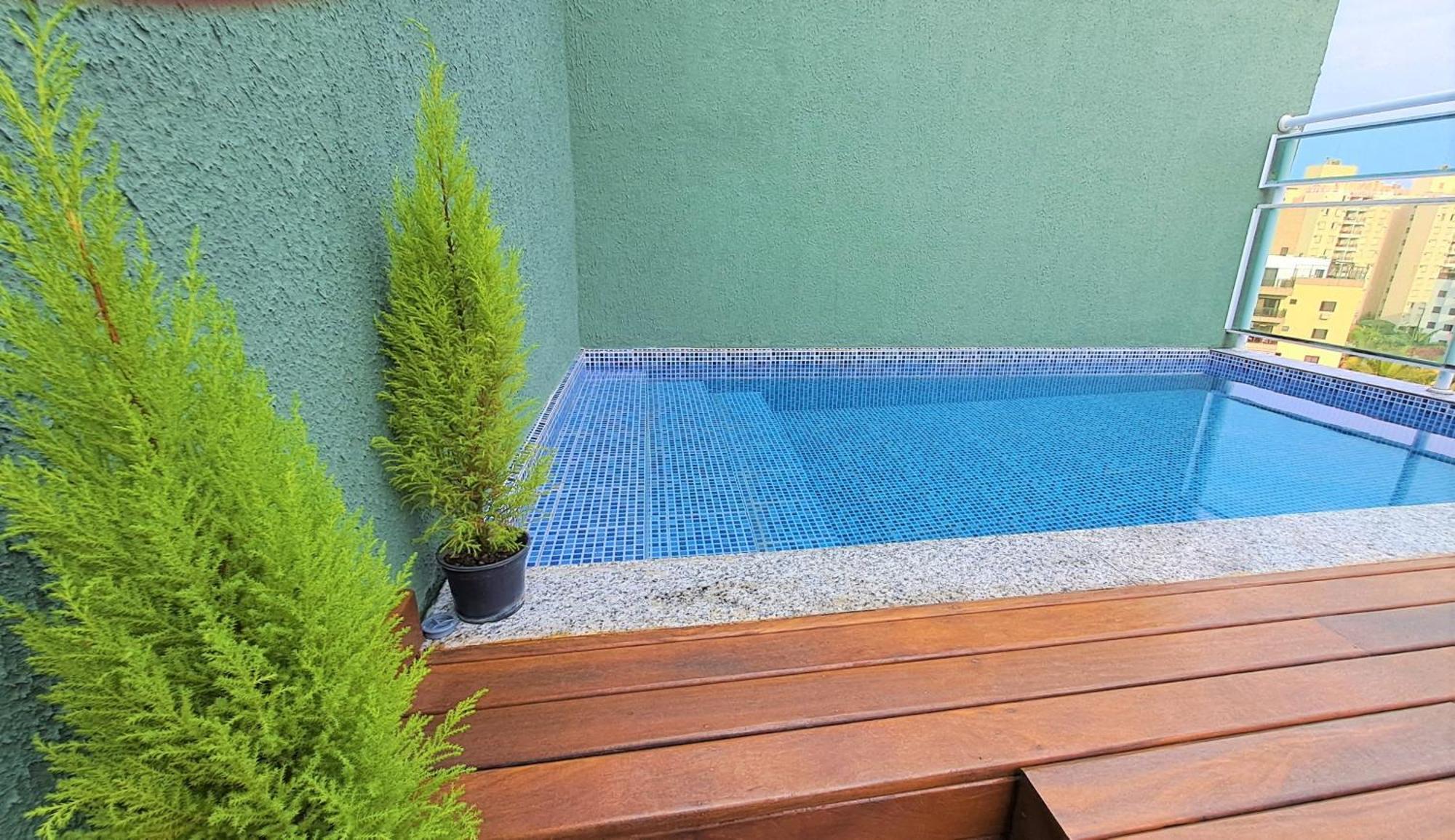 Cobertura Com Piscina - Praia Da Enseada Guaruja Ngoại thất bức ảnh