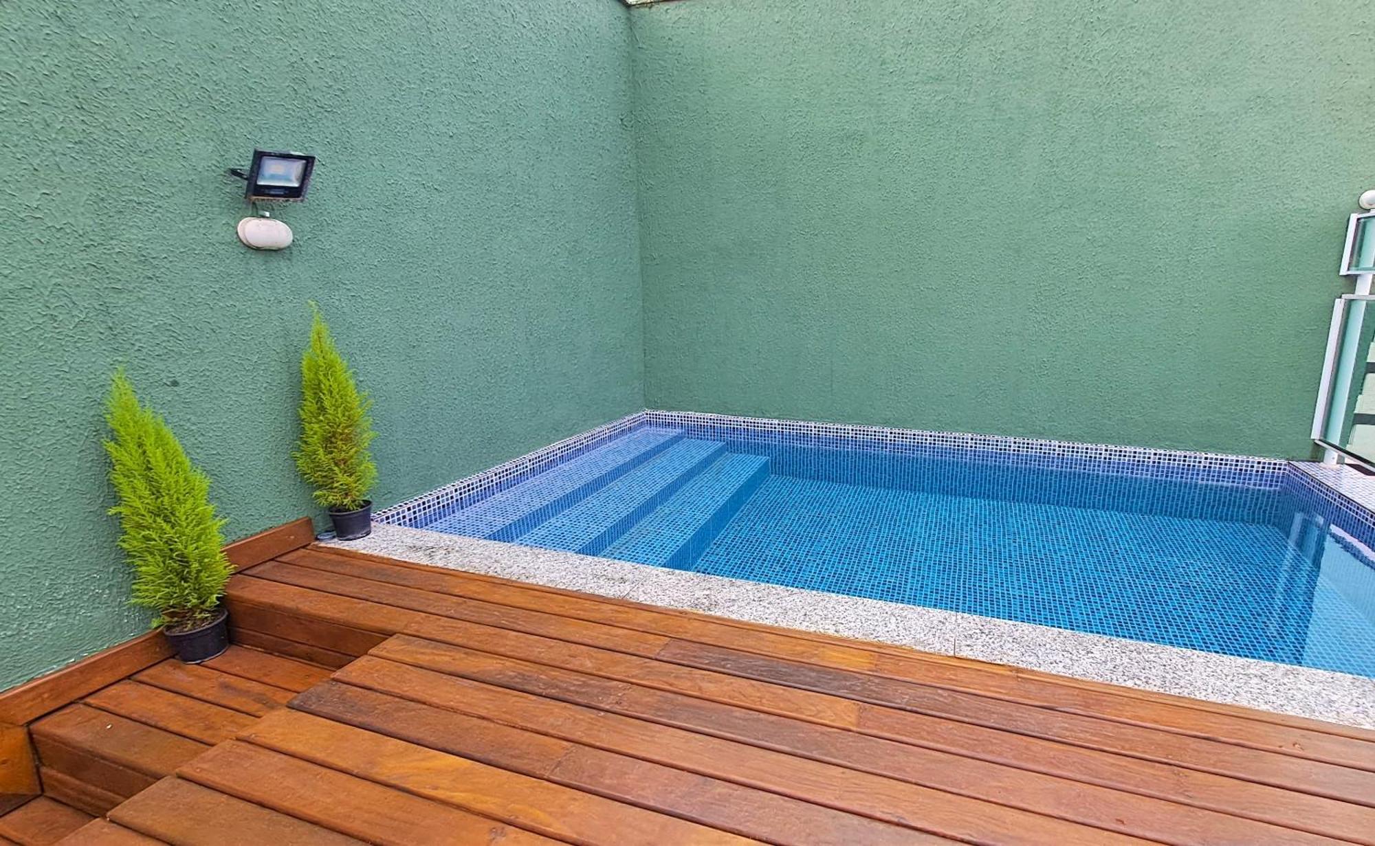 Cobertura Com Piscina - Praia Da Enseada Guaruja Ngoại thất bức ảnh